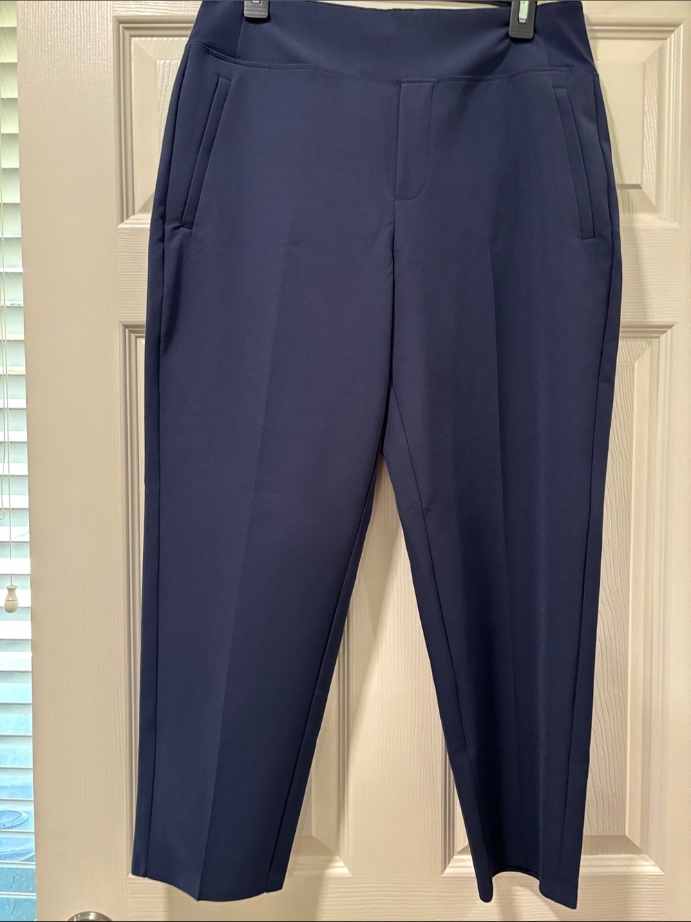 NWOT Athleta Endless High Rise Pull-On Trousers Navy 10 Petite Stretch
